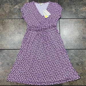 NEW! Women’s Boden Lola Jersey Vneck Dress Size 4P Petite W/Tags
